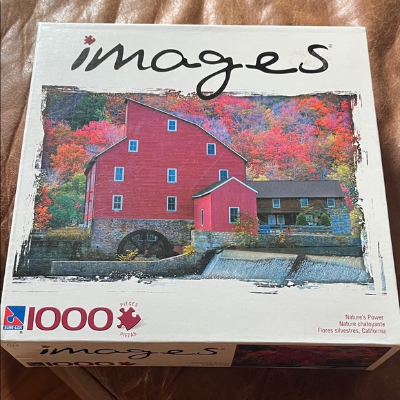 1000-Piece Puzzle - Red Barn Nature’s Power 28.75” x 19.125” - Picture 1 of 8